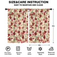 thumbnail image 2 of Blackout Kids Curtains,Multicolor Christmas Floral Pattern Childrens Insulated Curtains Set Of 2,Bedroom Essentials,Toddler Room Decor 52"x84", 2 of 5