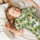 thumbnail image 5 of Balery Green Hawaii Palms Conjunto de Pijama Infantil de Manga Corta con Estampado – Ropa de Dormir de Algodón Suave-Medium, 5 of 6