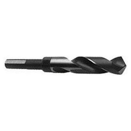 UPC: 0887861015042 | Drill America D/A3F21/32 21/32  HSS 1/2 Reduced Shank Silver and Deming Drill Bit with 3-Flatted Shanks