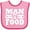 Pink and Fuchsia, variant on Inktastic Man Vs Food Boys or Girls Baby Bib