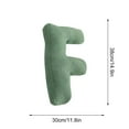 thumbnail image 2 of Harliver 26 Letter Pillows, Cute Soft Plush Letter Decorative Pillows, English Alphabet Throw Pillows Cushion for Living Room Sofa Couch Bed Car Decoration (F, 14.9" High), 2 of 9