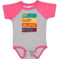 thumbnail image 3 of Inktastic Eat Sleep Jiu Jitsu Repeat Boys or Girls Baby Bodysuit, 3 of 5