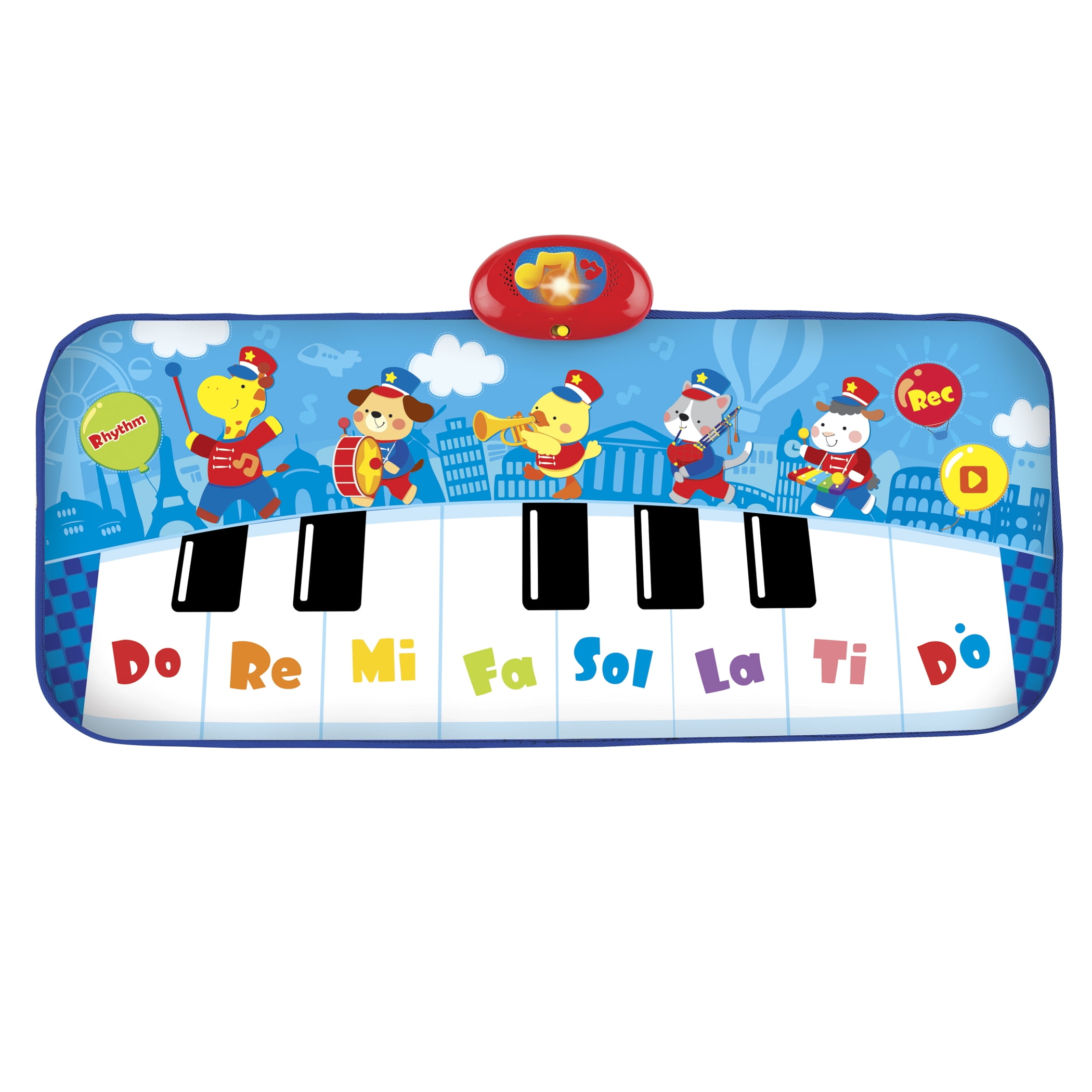 Fun Step Play Junior Battery Operated Piano Mat 4 Animal Flashing Lights Musical for sale online 