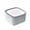 Square-Gray, variant on Desktop Trash Can Office Table Pressing Type Waste Bin Plastic Waste Bin Home Garbage Basket Sundry Barrel Small Storage Bucket