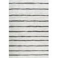 thumbnail image 3 of JONATHAN Y SANTA MONICA 4 x 6 Area Rug, Colonia Berber Stripe - Ivory/Black, SMB125D-4, 3 of 8