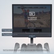 NordicTrack X24 Bike with 20% Incline to -10% Decline and Pivoting 24 Touchscreen for a Best-In-Class Cycling Experience