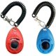 thumbnail image 1 of Clicker de entrenamiento para perros con correa para la muñeca, duradero, ligero y fácil de usar, para gatos, cachorros, pájaros y caballos. Perfecto para entrenamiento conductual, paquete, 1 of 4
