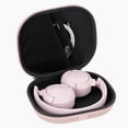 thumbnail image 2 of Geekria NOVA On-Ear Headphones Case Compatible with JBL Tune 510BT/660NC/560BT/500BT, Jr 310BT and More, Replacement Hard Shell Travel Bag with Cable Storage (Pink), 2 of 6