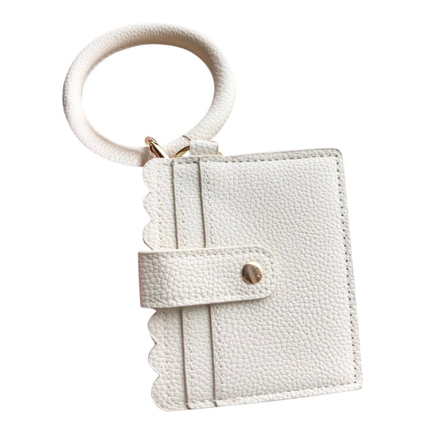 Up to 65% Off Large Bracelet Keychain Card Holder Tassel Bangle Key Ring Wristban With Wallet Necklace Rings Earring Jewelry on Clearance