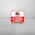 thumbnail image 5 of Square Plus No Camiones de Entrega A Partir De Este Punto Wall or Door Sign | Spanish | Health & Safety Warehouse Business Signage -Small, 5 of 8