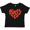 thumbnail image 3 of Inktastic Love, Hearts, Red Hearts, Valentine's Day Girls Toddler T-Shirt, 3 of 5