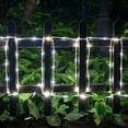 thumbnail image 6 of AGPtek 75.5FT 200LED Solar Powered Rope String Fairy Lights,Cool White 8 Modes Waterproof Outdoor, 6 of 9