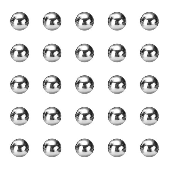 120 Pcs Precision Balls 1/4" Diameter G25 Solid Chrome Steel Bearing Balls