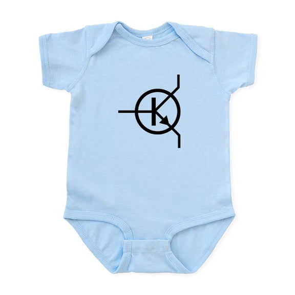 CafePress - Transistor Icon Infant Bodysuit - Baby Light Bodysuit, Size Newborn - 24 Months