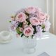 thumbnail image 5 of Plantas Simuladas Flor artificial para decoración de bodas y hogar,centro de mesa floral de mano para pared (rosa,1 pieza) Rkxzt, 5 of 9