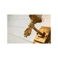 thumbnail image 5 of Lucas McKearn Vetiver 1-light Acorn-shaped Bath Vanity Light in Gold Leaf, 5 of 5