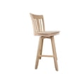 thumbnail image 2 of BingLTD - Canal Bar Swivel Stool 30" Seating Height - Unfinished (SW3001-RW-UNF), 2 of 7