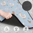 thumbnail image 2 of Daiia Funny Chicken Printed Car Floor Mats Set of 4, Durable Non Slip Auto Floor Carpet, Car Interior Carpets Proof Foot Pads Anti-Slip Cushion Automoetive Accessories, 2 of 6