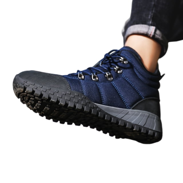 Zapatos Escalada Botas Altos Nieve Invierno Hombres Oxford Antideslizante