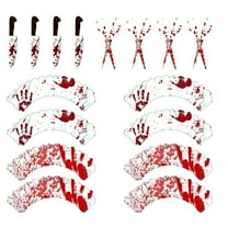 OGITUDE 24 Pcs Halloween Cupcake Toppers Cake Picks Cupcake Wrappers Party Cake Decors