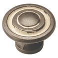 thumbnail image 2 of Hickory Hardware Manchester Collection Knob, 1-3/8" Dia. - Vibra Pewter, 2 of 2