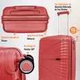 thumbnail image 3 of Maleta de Viaje Magma Life Celestial Case 10 kg Rojo con Candado TSA, 3 of 7
