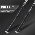 thumbnail image 2 of Grips de golf CHAMPKEY WRAP-Y, paquete de 13, goma oversize, negro, 2 of 8