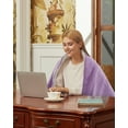 thumbnail image 4 of Heated Throw Blanket 50"x60" ,Soft Flannel & Waffle Texture Electric Blanket, 4 Heat Settings, 4 Hour Auto Shut Off, Overheat Protection, Machine Washable, for Bed, Sofa, Couch, Office, 4 of 8