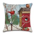 thumbnail image 3 of fundas de almohada para decoración navideña , funda de almohada cuadrada con cierre, 3 of 5