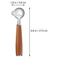thumbnail image 2 of DEEPCRAFF Kitchen Hand Chopper 1pc Dough Cutter with Brown Handle, Simple Design for Home and Restaurant Use, 2 of 8