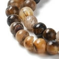 thumbnail image 3 of 5Strand Natural Yellow Tiger Eye Beads Strands Grade B Round 4mm Hole: 0.8mm 90pcs/strand 14.76 inch(37.5cm), 3 of 4