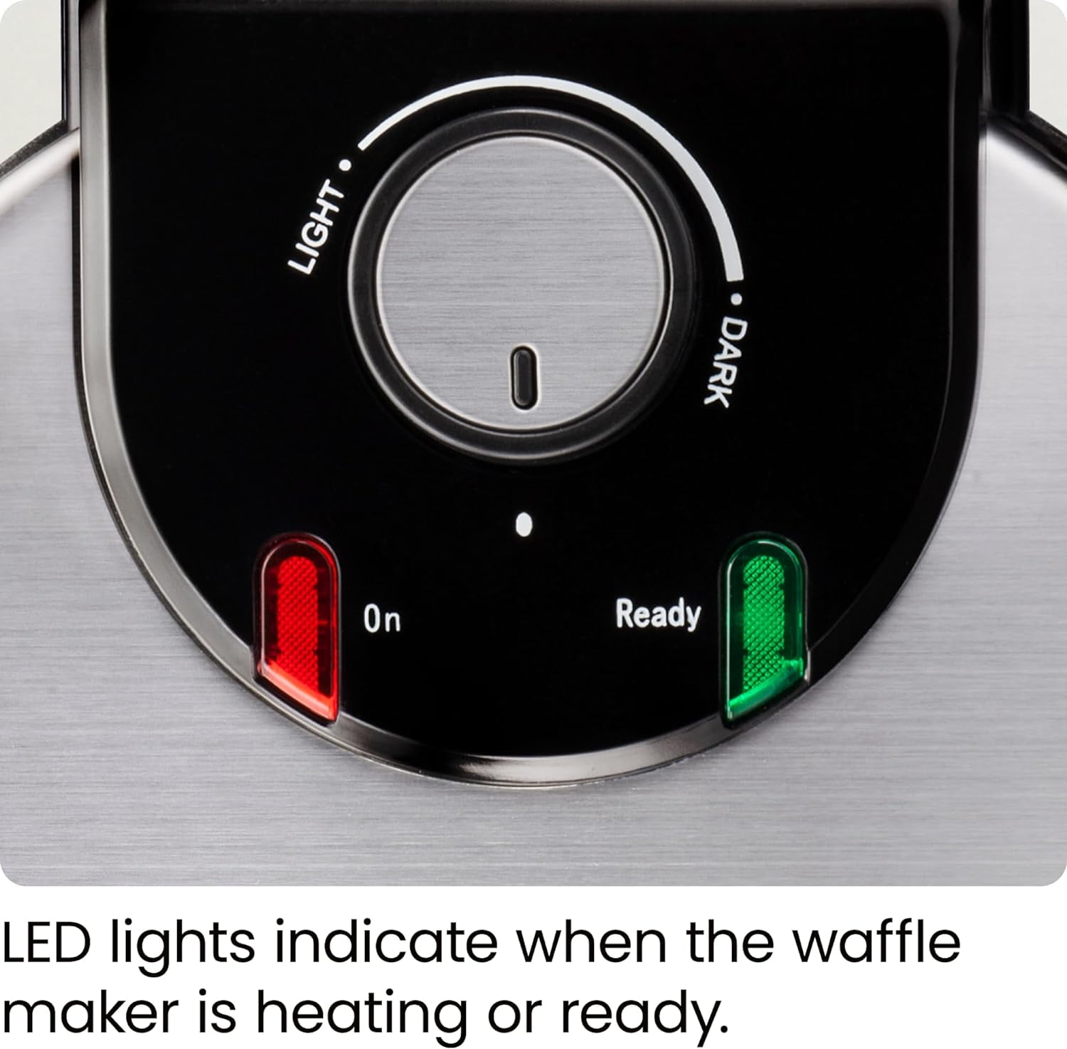 Chefman Flip Belgian Waffle Maker w/ Non Stick Plates, Adjustable Timer - Stainless Steel