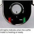 thumbnail image 2 of Chefman Flip Belgian Waffle Maker w/ Non Stick Plates, Adjustable Timer - Stainless Steel, 2 of 9