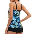 thumbnail image 6 of ZVAVZ Vintage Swimsuit for Women Tankini Bathing Suits for Women Two Pieces Tummy Control Swimsuit Fashion Floral Printed Plus Size Swimwear Suit Swimsuit Bottoms for Women Tummy, 6 of 7