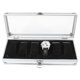 thumbnail image 1 of Caja de reloj o Joyería del organizador de la caja del reloj o Joyería del lujo con la tapa y la cerradura de cristal para los Hombres Mujeres (6 Ranuras) Ecomeon no, 1 of 5