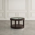 thumbnail image 3 of Jofran Urban Icon Contemporary Round Glass Inlay Coffee Table, 3 of 6