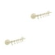 thumbnail image 2 of Bearachild Colgador de pared para baño, 6 ganchos, estantes colgantes, soportes organizadores, ventosa, sin clavos, cocina sin costuras, Beige Beige 2Conjunto, 2 of 6