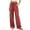 #07 Red 【Mix, Match & Rotate: Stock Up on Daily Colors】, variant on Women's Cotton Loose Casual Pants with Pockets, Mid Elastic Waist Drawstring, Solid Lightweight Soft Stretchy, Morning Lounge Beach Outdoor, Womens Trousers Long Straight Pants