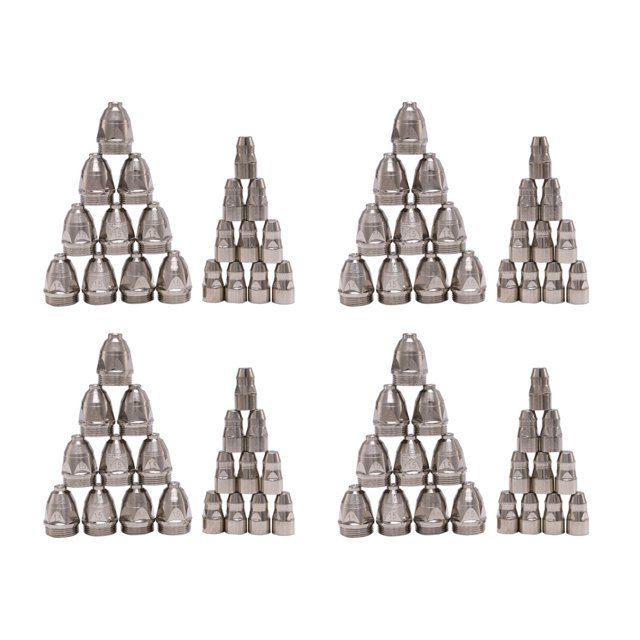 80Pcs P80 Plasma Cutting Torch Consumable Cutting CNC 80A P80 Plasma Torch Tip Electrode Nozzle