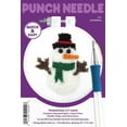 thumbnail image 2 of Design Works Punch Needle Kit 3.5" Round-Snowman, 2 of 3