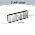 2024 NEW! Electronic Clock Large Screen Temperature Display Desk Table