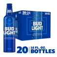 thumbnail image 3 of Bud Light American Light Lager Beer 20 Pack 16 fl oz Aluminum Bottles 4.2% ABV, 3 of 9