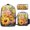 Color, variant on Vibrant Summer Flower Bouquet 3Set Bags for TeenCasual Women Backpack Bookbag for Student