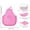 Pink, variant on HCBY Kids Apron and Chef Hat Set, Adjustable, Machine Washable for 4-12 Years Old - Baking, Gardening, Role Play 4-Piece Cooking Costume Set (White,21"x18"+10"+7"+6")