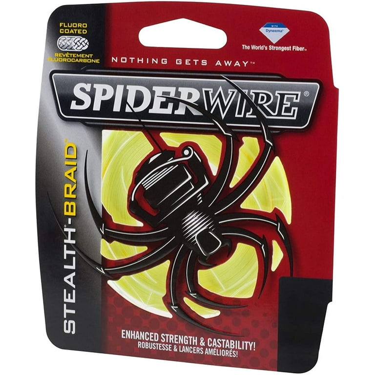 Spiderwire - Stealth Braid, Hi-Vis Yellow - 20 lb, 300 Yards