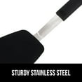thumbnail image 6 of GORILLA GRIP Patented Silicone Spatula, Nonstick Heat Resistant BPA-Free Non Scratch, 11.6 in, Black, 6 of 9