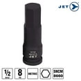 thumbnail image 2 of Jet 1/2-inch Drive, 22-Piece Regular Metric Professional Impact Socket Set, 6 Point, 610339, 2 of 3