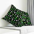 thumbnail image 3 of St Patricks Day Pillow Covers 26x26 Inch Decorative Throw Pillow Cover, Spring Farmhouse Country Green Shamrock Sofa Pillowcases Accent Cushion Case Home Decor Bedroom Living Room, 3 of 6