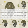 thumbnail image 3 of Toddler Kids Baby Boy Fall Clothes 12 18 24 Months 3T 4T 5T 6T Letter Print Long Sleeve Tops Camouflage Pants Winter Outfits Kaprioy Baby Boy Clothes, 3 of 4