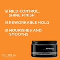 thumbnail image 2 of REDKEN BREWS Wax Pomade For Men, 3.4 oz, 2 of 3